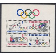 Cehoslovacia 1984 - Jocurile Olimpice, sport, bloc neuzat