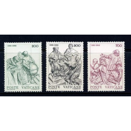 Vatican 1982 - Calendarul Gregorian, serie neuzata Vatican 1982 - Calendarul Gregorian, serie neuzata