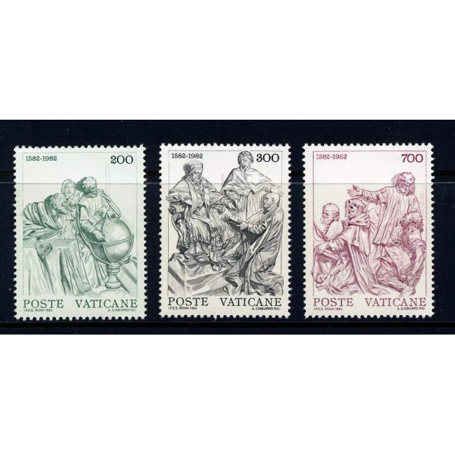 Vatican 1982 - Calendarul Gregorian, serie neuzata Vatican 1982 - Calendarul Gregorian, serie neuzata