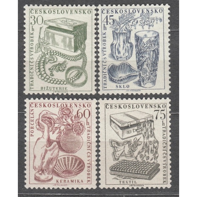 Cehoslovacia 1956 - Produse pentru export, serie neuzata Cehoslovacia 1956 - Produse pentru export, serie neuzata