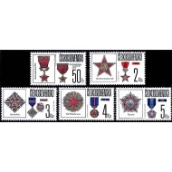 Cehoslovacia 1987 - Medalii si decoratii, serie neuzata