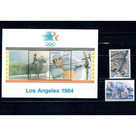Belgia 1984 - Jocurile Olimpice, sport, serie neuzata Belgia 1984 - Jocurile Olimpice, sport, serie neuzata