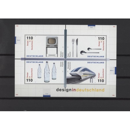 Germania 1999 - Design modern, bloc neuzat Germania 1999 - Design modern, bloc neuzat