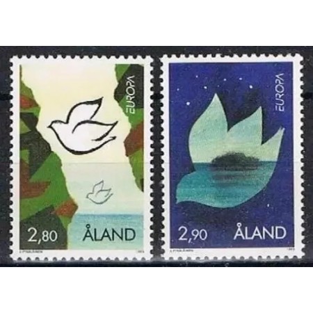 Aland (Finlanda) 1995 - Europa, CEPT, porumbel, serie neuzata Aland (Finlanda) 1995 - Europa, CEPT, porumbel, serie neuzata