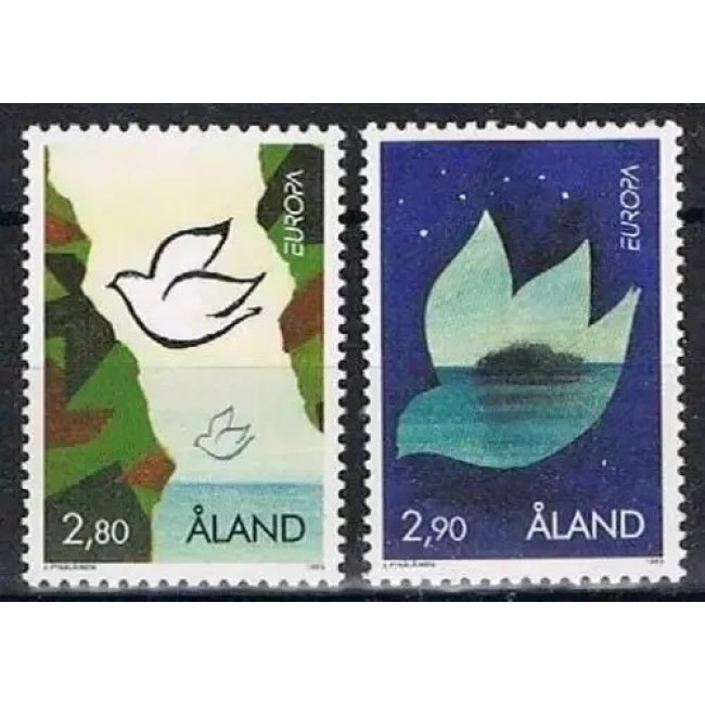 Aland (Finlanda) 1995 - Europa, CEPT, porumbel, serie neuzata Aland (Finlanda) 1995 - Europa, CEPT, porumbel, serie neuzata