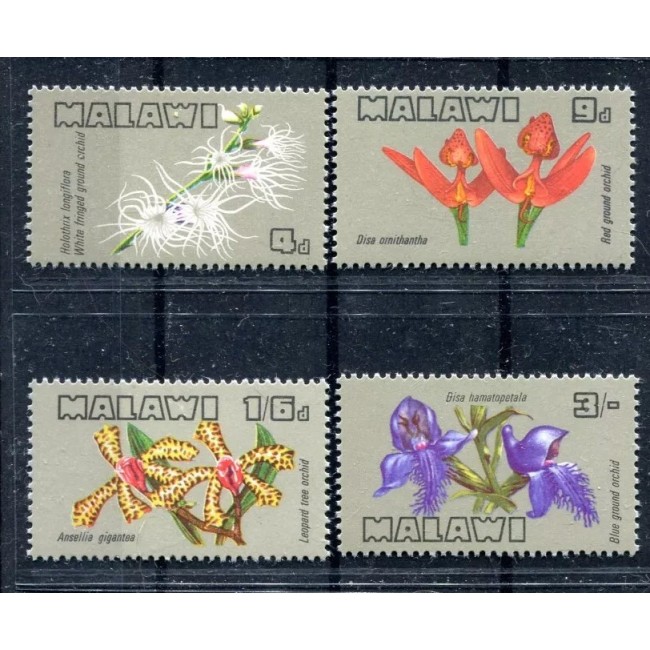 Malawi 1969 - Flori, orhidee, serie neuzata