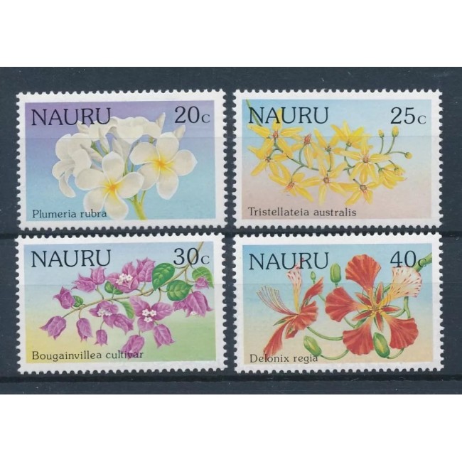 Nauru 1986 - Flora, flori, serie neuzata Nauru 1986 - Flora, flori, serie neuzata