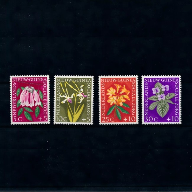 Netherlands New Guinea 1959 - Flori, flora, serie neuzata Netherlands New Guinea 1959 - Flori, flora, serie neuzata