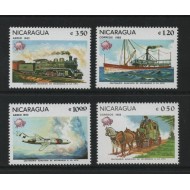 Nicaragua 1982 - UPU, transport, serie neuzata