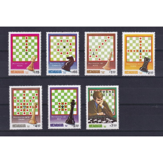 Nicaragua 1983 - Sah, serie neuzata