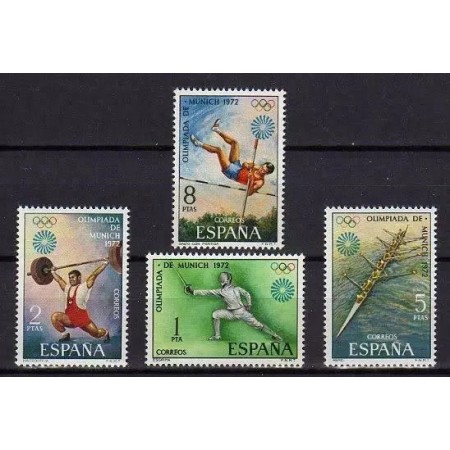 Spania 1972 - Jocurile Olimpice, sport, serie neuzata Spania 1972 - Jocurile Olimpice, sport, serie neuzata