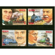 Beguia Grenadines of St. Vincent 1986 - Locomotive, trenuri, serie neuzata