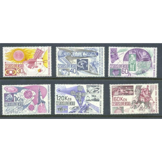 Cehoslovacia 1967 - Cosmonautica, serie neuzata