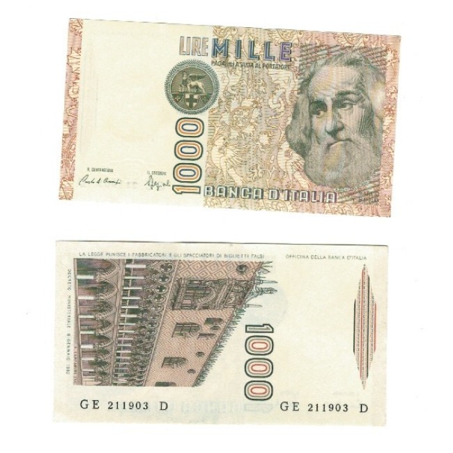 Italia 1982 - 1000 lire UNC Italia 1982 - 1000 lire UNC