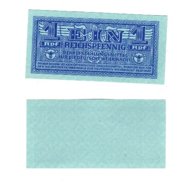 Germania 1944 - 1 Reichspfennig, Wehrmacht, UNC Germania 1944 - 1 Reichspfennig, Wehrmacht, UNC