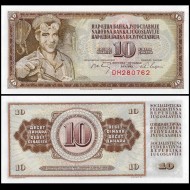 Iugoslavia 1968 - 10 dinara UNC