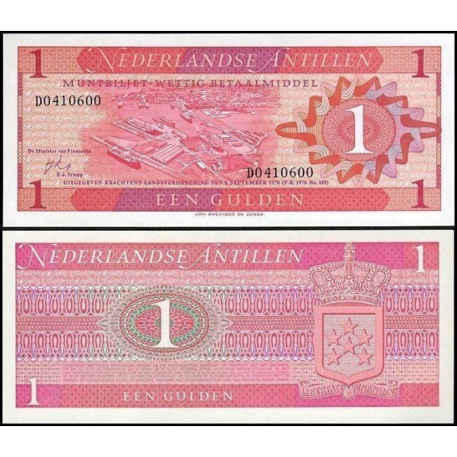 Antilele Olandeze 1970 - 1 gulden UNC Antilele Olandeze 1970 - 1 gulden UNC