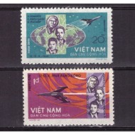 Vietnam 1965 - Voshod 1, cosmonautica, serie nestampilata