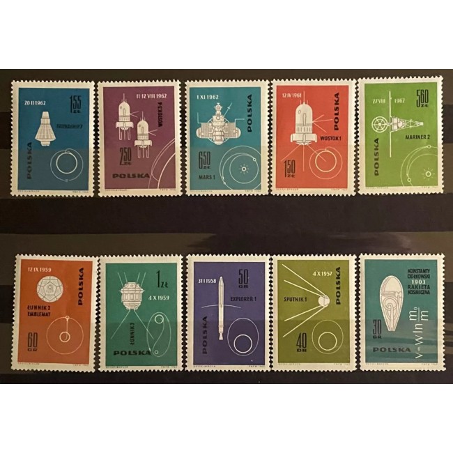 Polonia 1963 - Cosmonautica, serie neuzata Polonia 1963 - Cosmonautica, serie neuzata