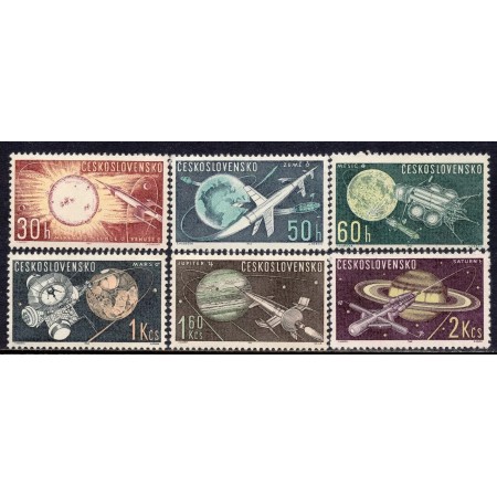 Cehoslovacia 1963 - Cosmonautica, serie neuzata
