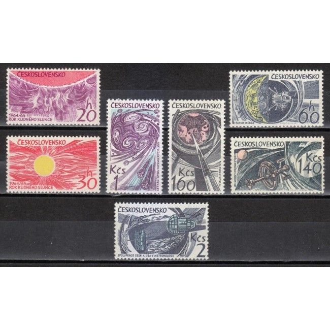 Cehoslovacia 1965 - Cosmonautica, serie neuzata