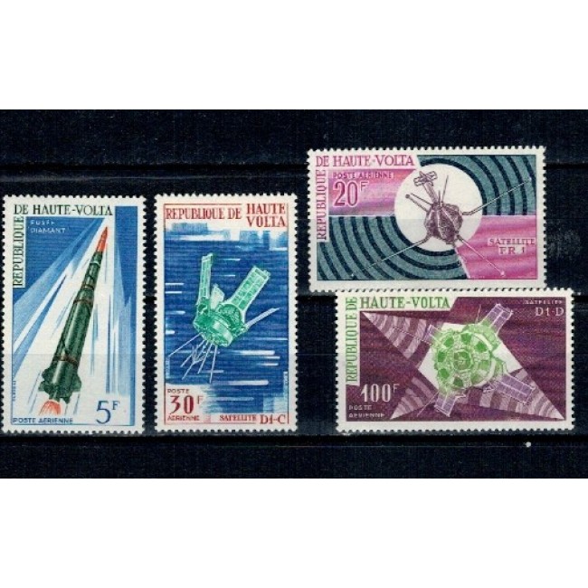 Haute Volta 1967 - Cosmonautica, sateliți, serie neuzata Haute Volta 1967 - Cosmonautica, sateliți, serie neuzata
