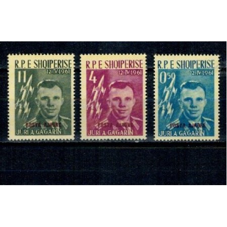 Albania 1962 - Gagarin, supratipar, serie neuzata