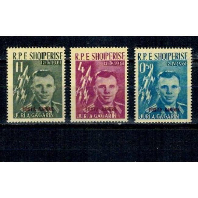 Albania 1962 - Gagarin, supratipar, serie neuzata Albania 1962 - Gagarin, supratipar, serie neuzata