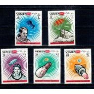 Yemen 1969 - Cosmonautica, cosmonauți, serie neuzata