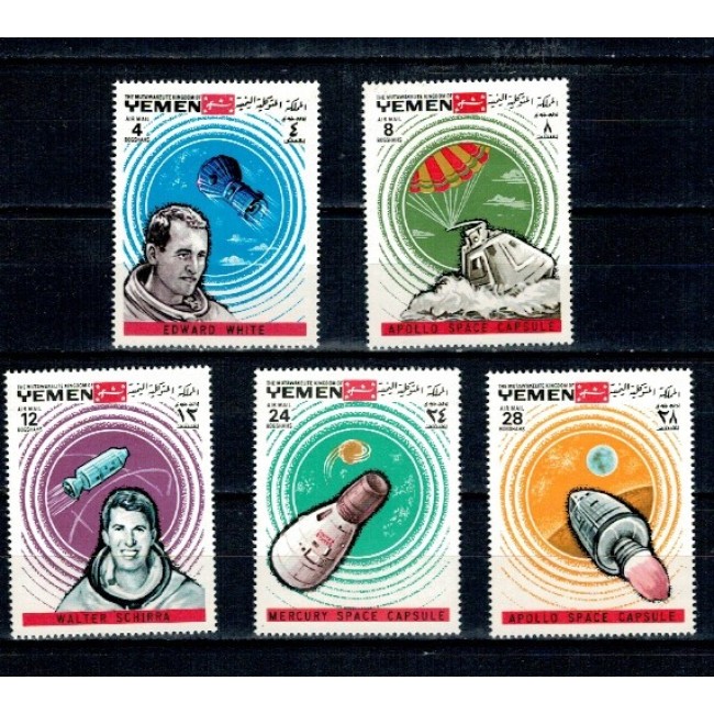 Yemen 1969 - Cosmonautica, cosmonauți, serie neuzata Yemen 1969 - Cosmonautica, cosmonauți, serie neuzata