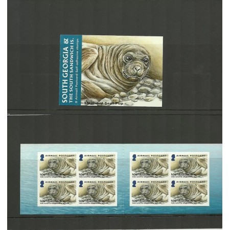 South Georgia 2004 - Fauna, carnet timbre autocolant neuzat South Georgia 2004 - Fauna, carnet timbre autocolant neuzat