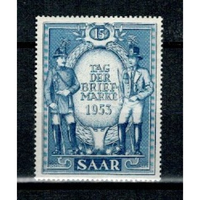 Saar 1953 - Ziua mărcii poștale, neuzat