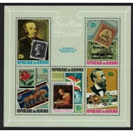 Burundi 1979 - Rowland Hill, timbru pe timbru, bloc neuzat