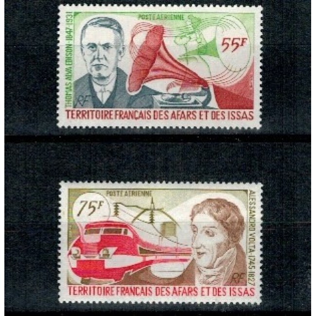 Afars Issa 1977 - Inventatori, personalități, serie neuzata