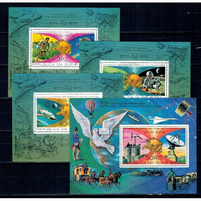Guinea Bissau 1977 - UPU, transport, comunicații, colite neuzate