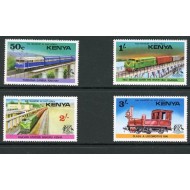 Kenya 1976 - Locomotive, serie neuzata