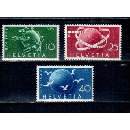 Elvetia 1949 - UPU, aniversare, serie neuzata Elvetia 1949 - UPU, aniversare, serie neuzata