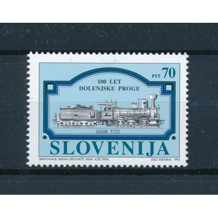 Slovenia 1994 - Locomotiva, neuzat Slovenia 1994 - Locomotiva, neuzat