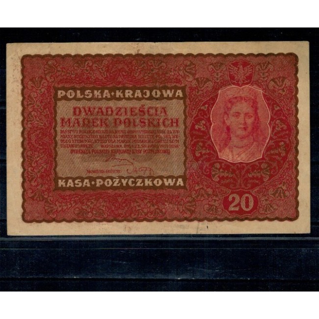 Polonia 1919 - 20 marek, circulata