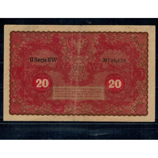 Polonia 1919 - 20 marek, circulata