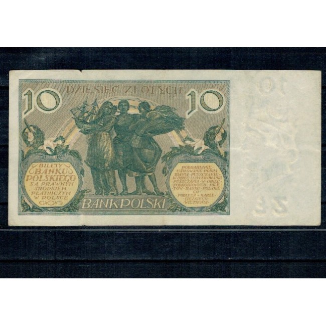 Polonia 1929 - 10 zloty, circulata