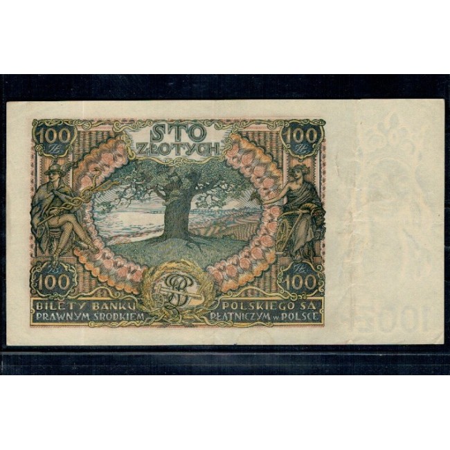 Polonia 1934 - 100 zlotych, circulata Polonia 1934 - 100 zlotych, circulata