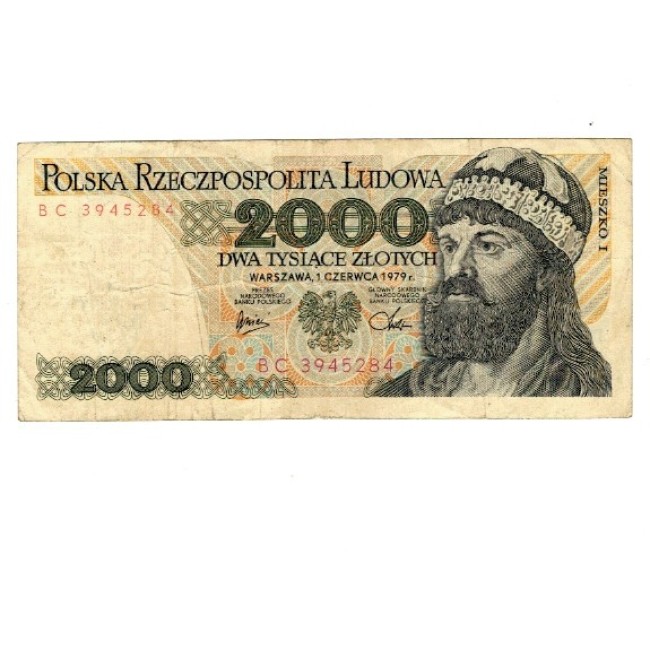 Polonia 1979 - 2000 zlotych, circulata