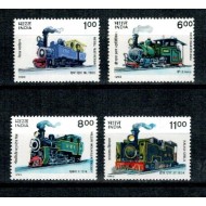 India 1993 - Locomotive, trenuri, serie neuzata