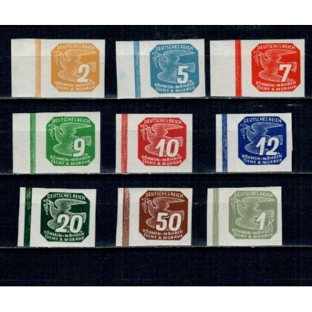 Bohemia & Moravia 1943 - Marci pentru ziare, serie neuzata