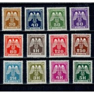 Bohemia & Moravia 1943 - Dienstmarken, serie neuzata