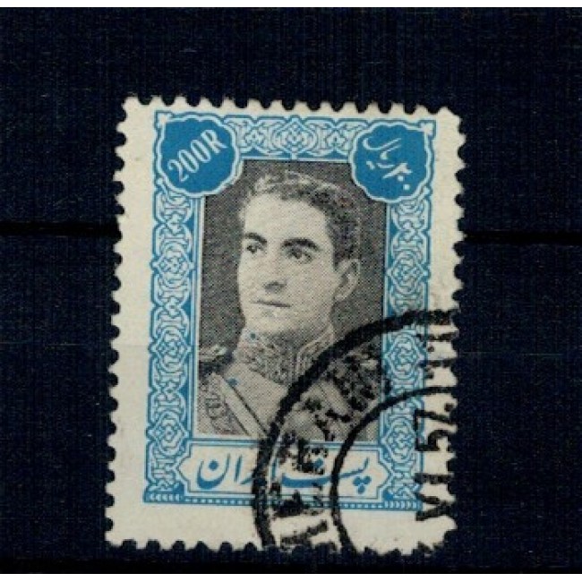 Iran 1942 /1945 - Uzuale Mohammad Reza Shah Pahlavi, serie stampilata