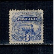 SUA 1869 - Locomotiva, Mi.No.28 stampilat