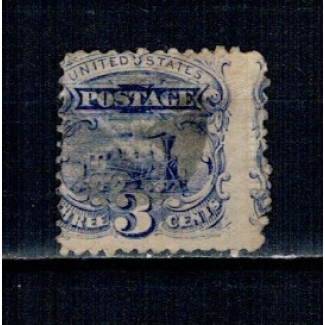 SUA 1869 - Locomotiva, Mi.No.28 cu eroare, stampilat SUA 1869 - Locomotiva, Mi.No.28 cu eroare, stampilat