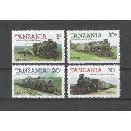 Tanzania 1985 - Locomotive, serie neuzata